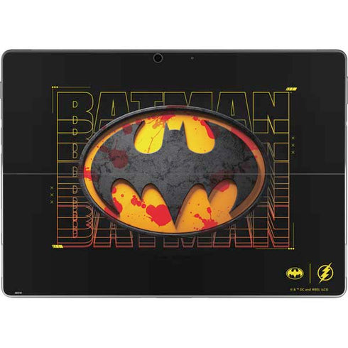 DC Comics The Flash Movie: Batman Bloody Logo Surface Pro 8 Skin